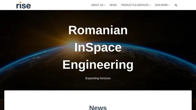 Home - Romanian InSpace Engineering (RISE)