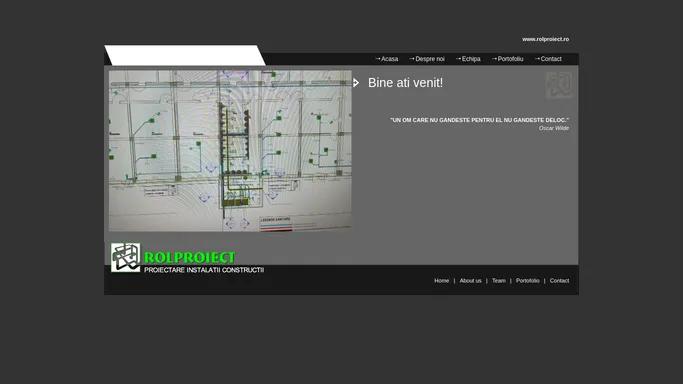 Rolproiect - Proiectare, instalatii, constructii - Home page