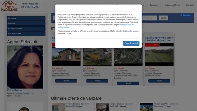 Imobiliare Maramures - Roma Imobiliare |