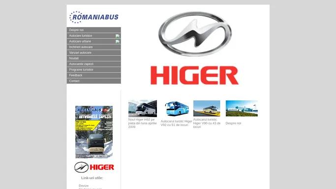 Higer Romania | Autocare, Autobuze