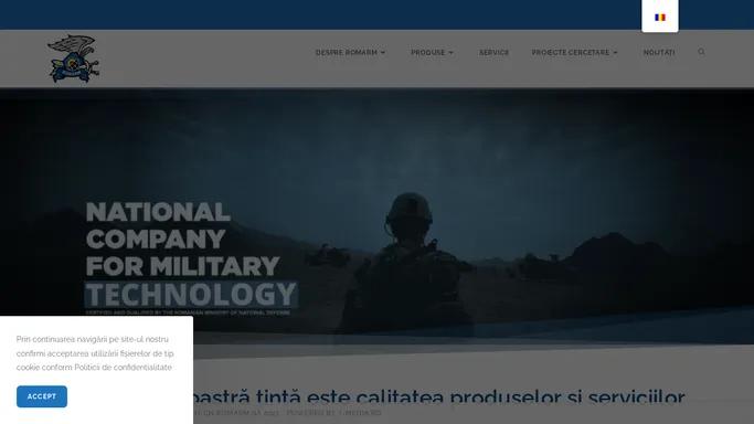 ROMARM | National Defense Company in Romania | call us 40213171971