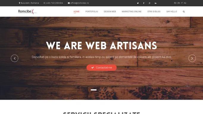 Romcibex.ro servicii seo, webdesign si servicii si solutii IT