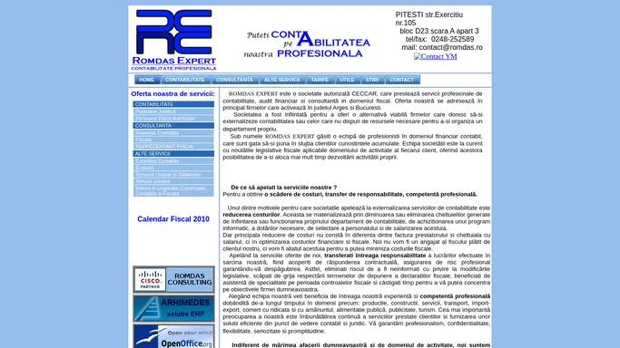 Firma contabilitate Pitesti - CECCAR Arges - Romdas Expert