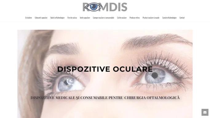 ROMDIS – dispozitive oculare – ROMDIS – dispozitive oculare