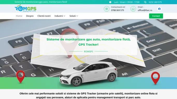 GPS Tracker, Monitorizare GPS auto - RomGPS - 0788 069 579