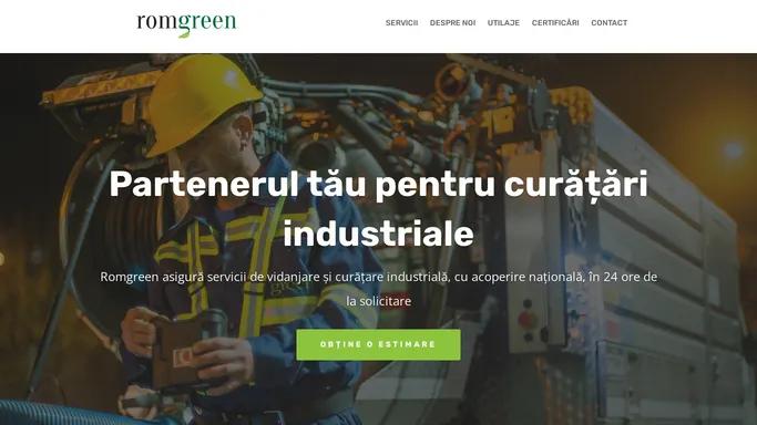 Romgreen – Partenerul tau pentru curatari industriale