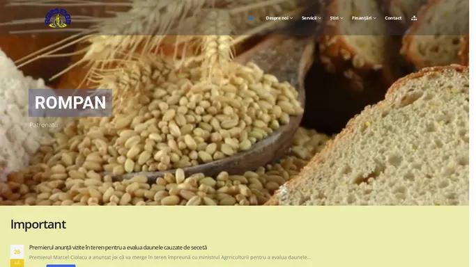 Rompan – Patronatul Roman din Industria de Morarit, Panificatie si Produse Fainoase