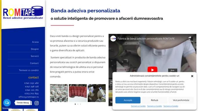 Banda adeziva personalizata - o solutie inteligenta de promovare a afacerii dumneavoastra - Romtape - Producator benzi adezive personalizate