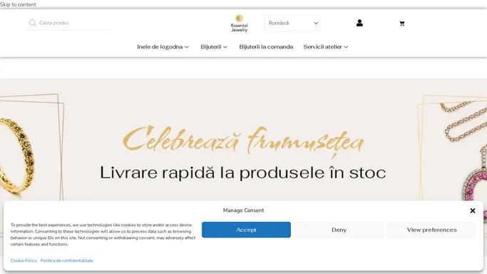 Bijuterii la comanda - inele, verighete, cercei, bratari, coliere - Rosental Jewelry