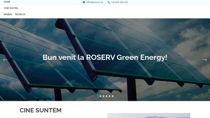 ROSERV Green Energy | Homepage