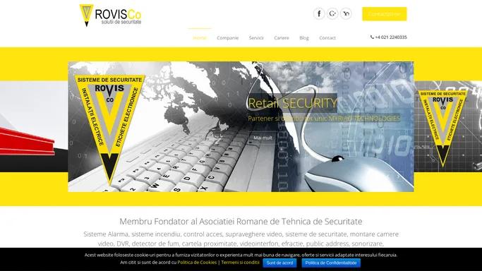 Rovis Co - Sisteme Alarma, sisteme incendiu, control acces, supraveghere video, sisteme de securitate, camere video | Rovis Co – Sisteme Alarma, sisteme incendiu, control acces, supraveghere video, sisteme de securitate, camere video