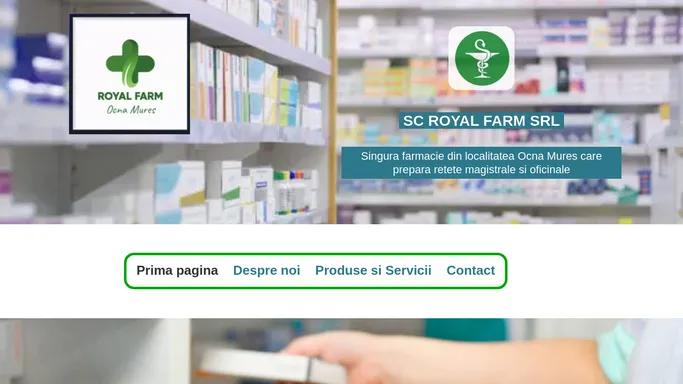 Farmacia Royal Farm Ocna Mures | Singura farmacie care prepara retete magistrale si oficinale