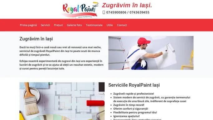 Zugraveli de calitate in Iasi - Royal Paint