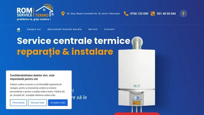 Service Centrale Termice | Romservice Termo Solutions