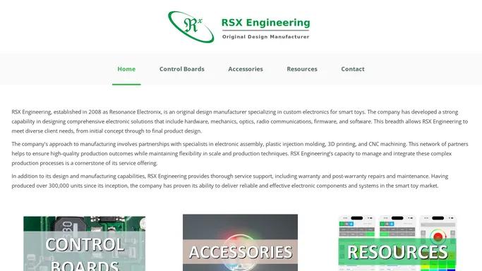 RSX Engineering – Original design manufacturer