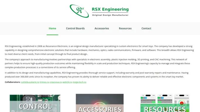 RSX Engineering – Original design manufacturer
