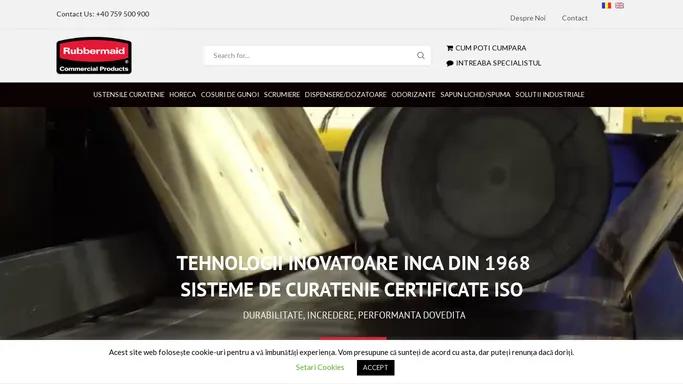 Rubbermaid Romania – Produse de curatenie – Site oficial