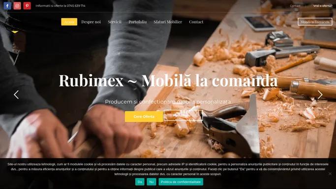 Rubimex | Mobila la comanda Vaslui | Producem si confectionam