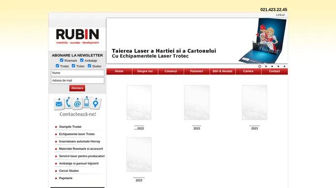 Homepage - Rubin 2000 SRL