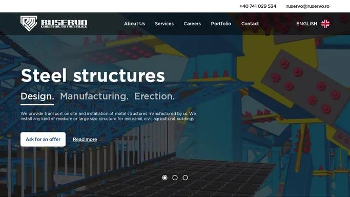 Steel structures – Ruservo Constructii Metalic