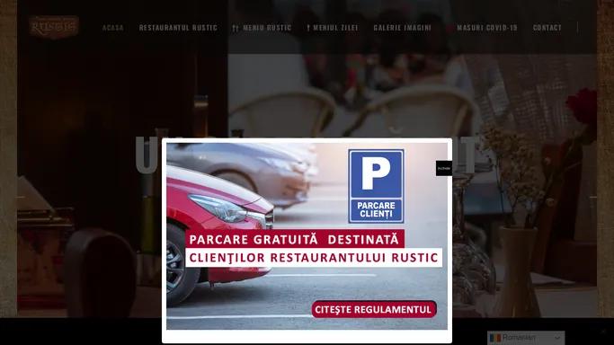 RUSTIC – terasa, restaurant, pizzerie