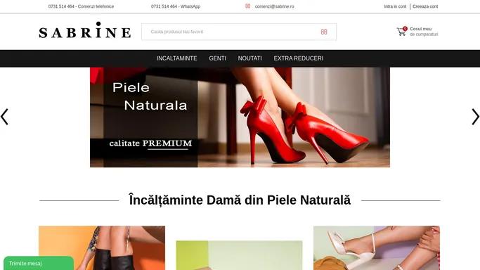 Pantofi Sabrine - Magazin Online cu Incaltaminte de Dama din Piele