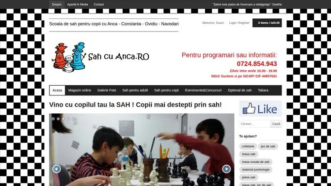 Vino cu copilul tau la SAH ! Copii mai destepti prin sah! - Sah cu Anca