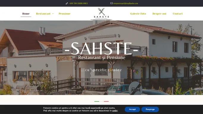 SAHSTE - Restaurant si Pensiune cu specific italian - Sat. Salicea, Cluj