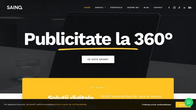 SAINO - agentie de publicitate si marketing din Timisoara