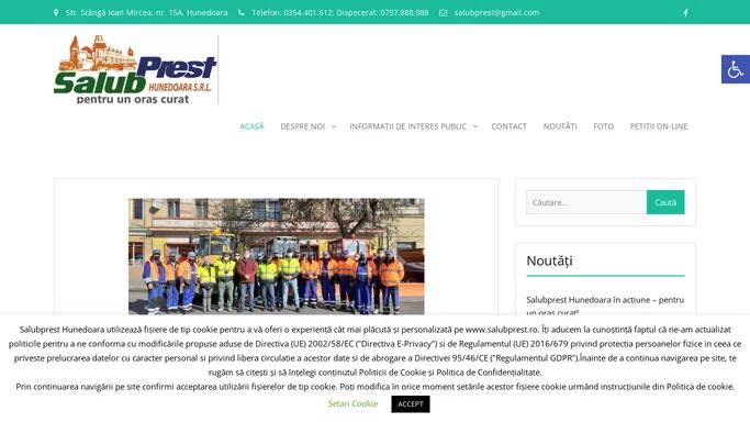 SalubPrest Hunedoara – Pentru un oras curat!