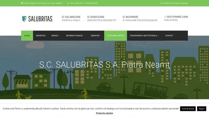 S.C. SALUBRITAS S.A. Piatra Neamt - Salubritas