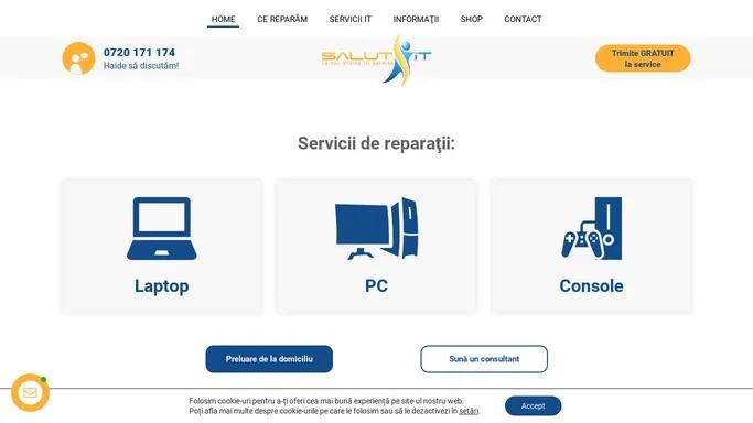 Salut IT - Reparatii Calculatoare | Laptop | Playstation