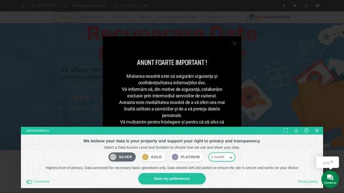 recuperare date hard disk | microSD | diagnosticare gratuita