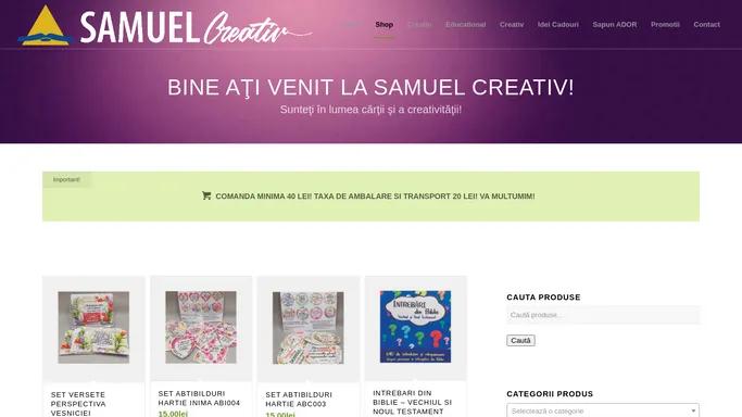 Samuel Creativ – Sunteti in lumea cartii si a creativitatii!