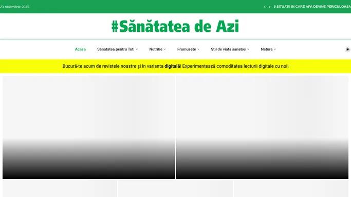 Acasa - Sanatatea de azi