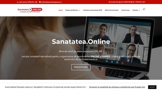 Acasa - Sanatatea.Online