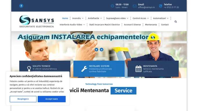 SANSYS Electronic – SECURITATE ELECTRONICA