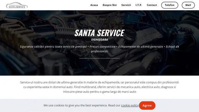 SANTA SERVICE SRL - SIGHISOARA | SERVICE AUTO - MECANICA, TINIGHIGERIE, VOPSITORIE, ITP