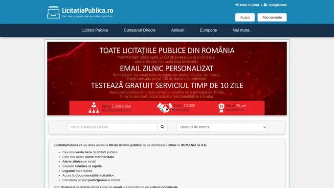 LicitatiaPublica.ro - Specialisti in Licitatii Publice!