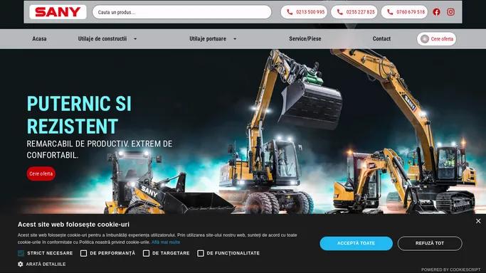 ▷ Utilaje portuare si de constructii - SanyRomania