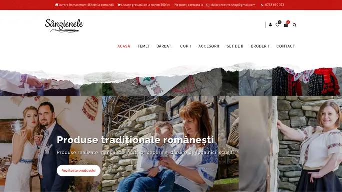 Sanzienele | Produse si accesorii traditionale romanesti