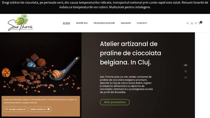 Praline de Ciocolata Belgiana Premium • Sao Thome