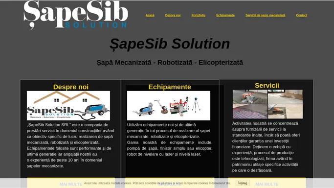 Sapa semiumeda- mecanizata si elicopetizata Sibiu