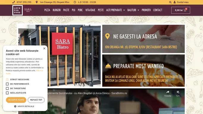 Restaurant Sara Bistro Otopeni - Livrare mancare acasa