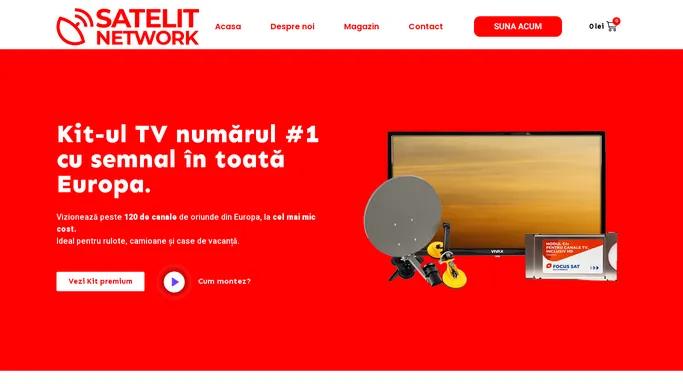 Satelit Network – Televiziune prin satelit