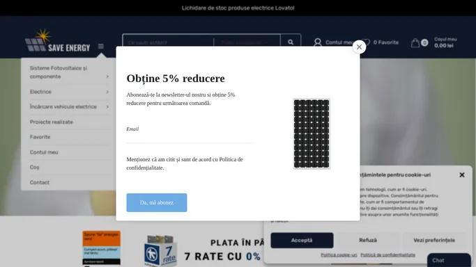 Save Energy - Panouri Fotovoltaice, Invertoare, Baterii