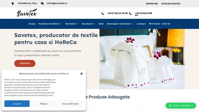 Savetex Trading | Produse pentru Horeca si casa