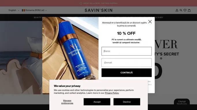 SAVIN'SKIN | Romania's Clean Beauty Concept Store