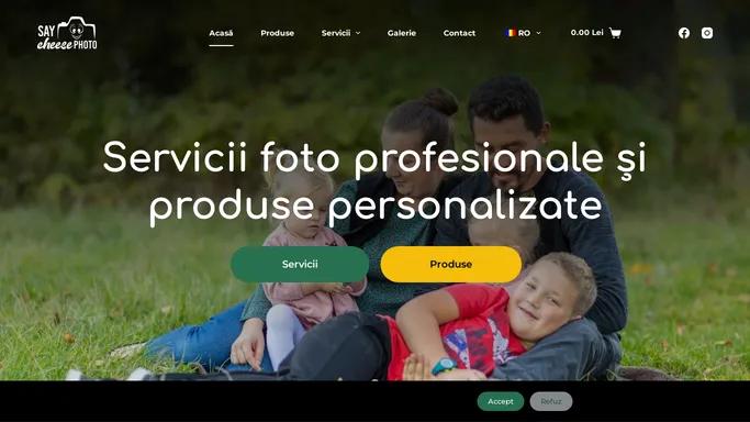 Say Cheese Photo – Servicii Foto Profesionale