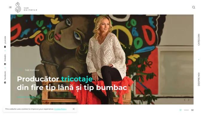 S&B Knitwear - Producator de tricotaje din fire de tip lana si bumbac